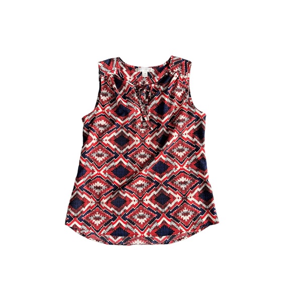 Kenar & The Limited Two Tops Sleeveless Pullover Casual Loose Fit Blouse EUC M - Picture 4 of 8